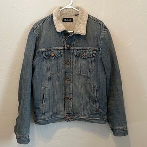 Madewell Sherpa Classic Jean Jacket